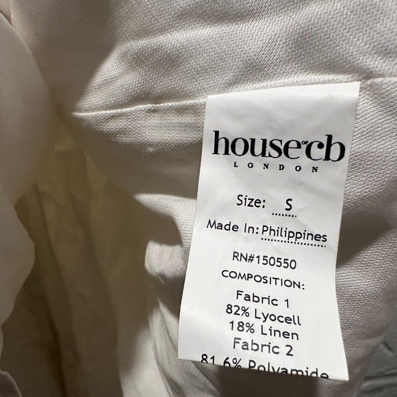 New House Of CB Kaia Mini Dress In Ivory Size Small - Picture 8 of 10